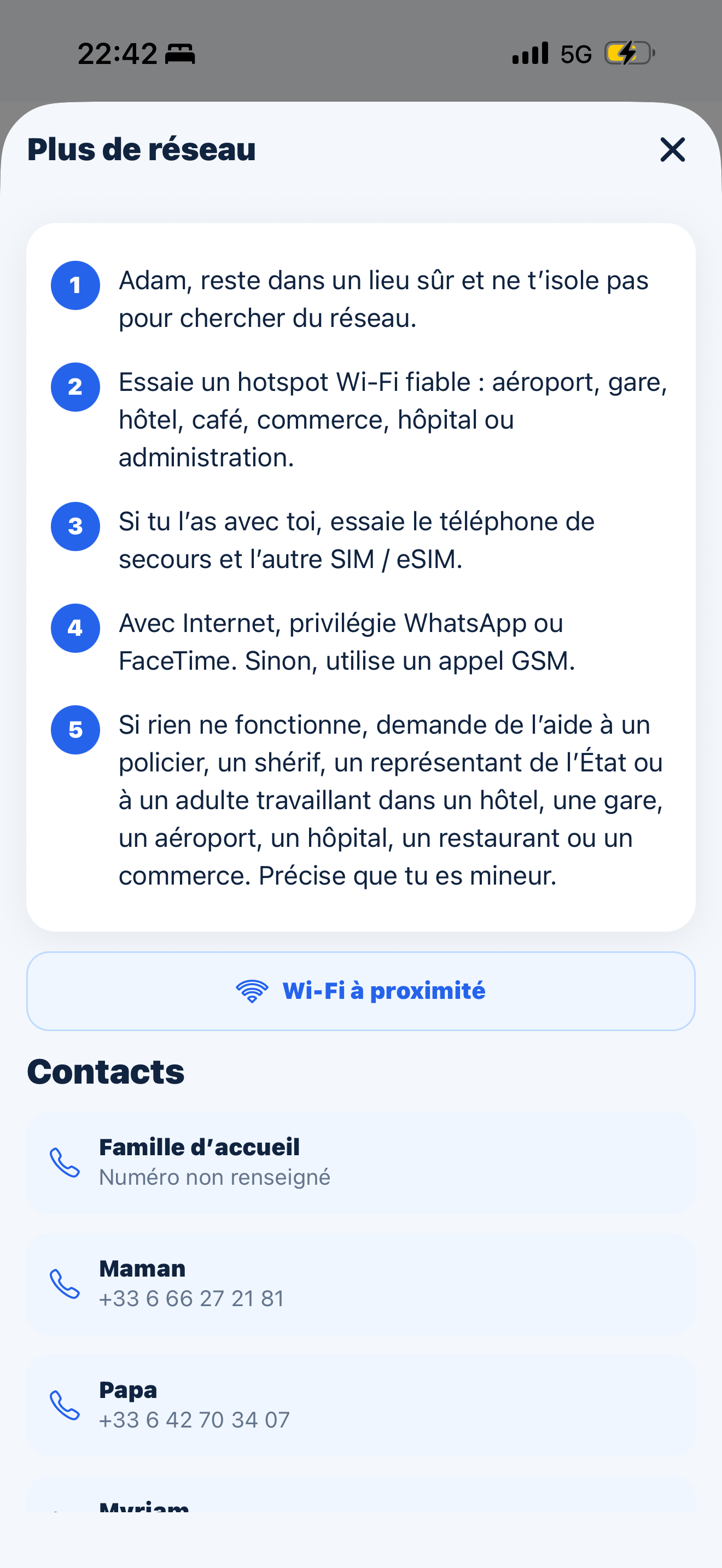 Protocole plus de réseau