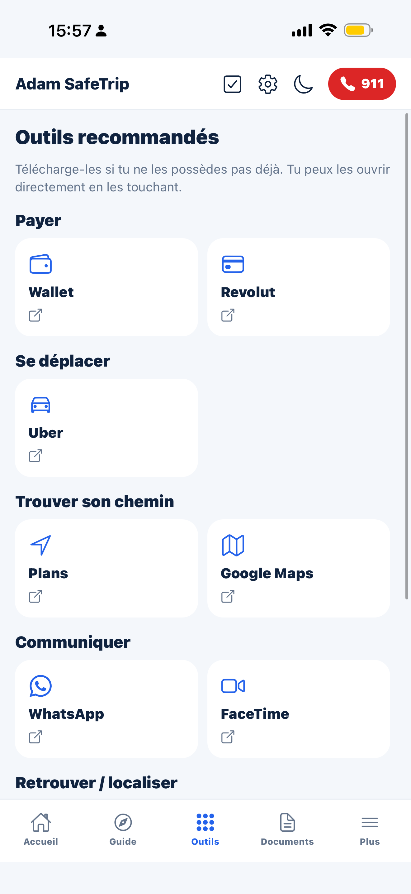 Outils recommandés